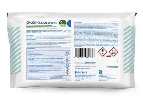 Chlor Clean Wipes Ulotka Dawkowanie Zastosowanie Interakcje