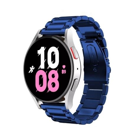 Samsung Galaxy Watch 5 44mm Stahlarmband Blau Smartwatcharmbaender De