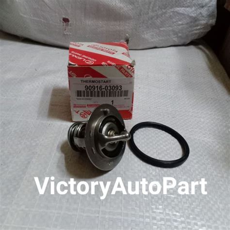 Thermostat Termostat Assy Yaris Vios Innova Fortuner Hilux Bensin