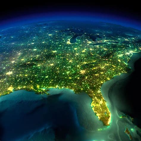 23 Beautiful Night View Images Of Earth From Space