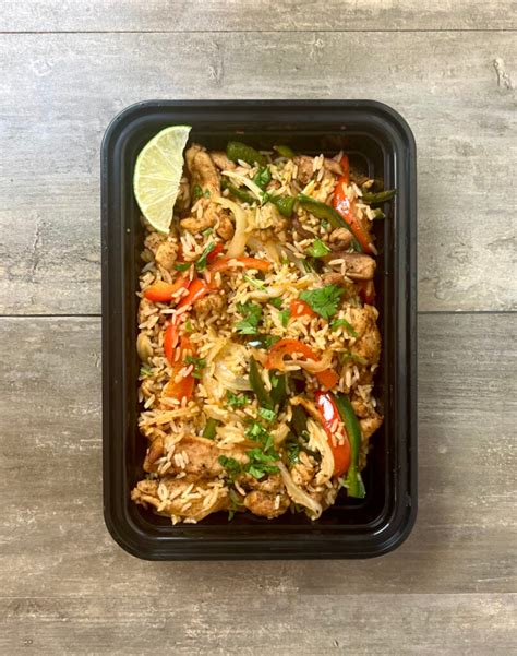 Chicken Fajita Fried Rice The Meal Prep Manual