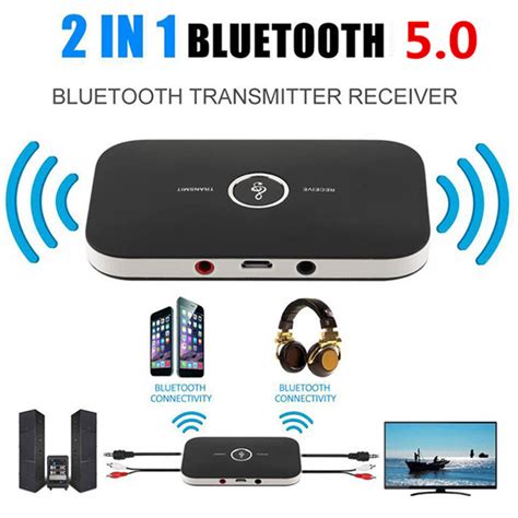 Wholesale Bluetooth 5 0 Audio Receiver Transmitter 2 IN 1 RCA 3 5MM 3 5