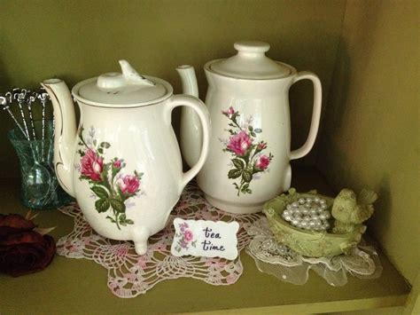 Vintage Electric Rose Tea Kettles Pretty Tea Cups Rose Tea