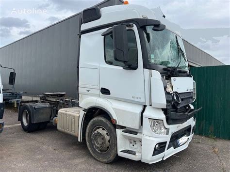 Buy Damaged Mercedes Benz Actros Truck Tractor France Metz Ux