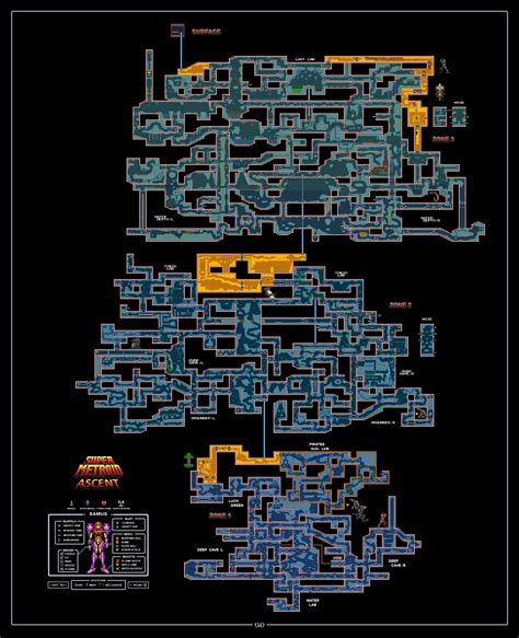 Super Metroid Ascent Map Charin Aprilette