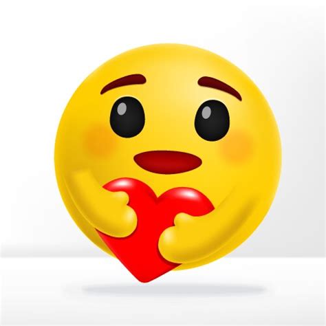 Smiling Emoticon With 3 Hearts Royalty Free Vector Image