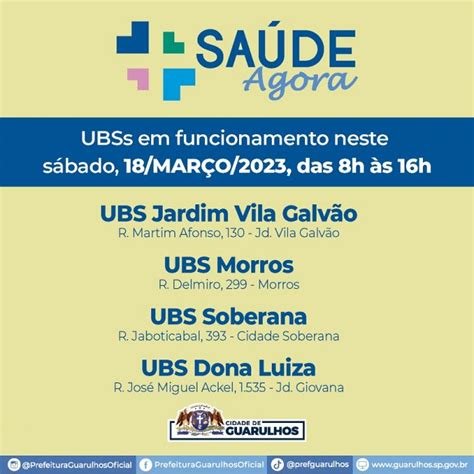 As Ubs Estão Abertas Hoje - Vacinação e testes rápidos estão entre os serviços disponíveis nas UBS ...