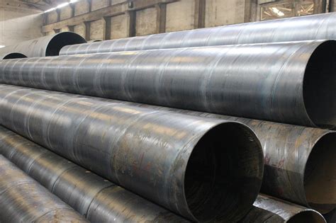 Spiral Steel Tube ASTM A252 SSAW Carbon Welded Spiral Pipe China