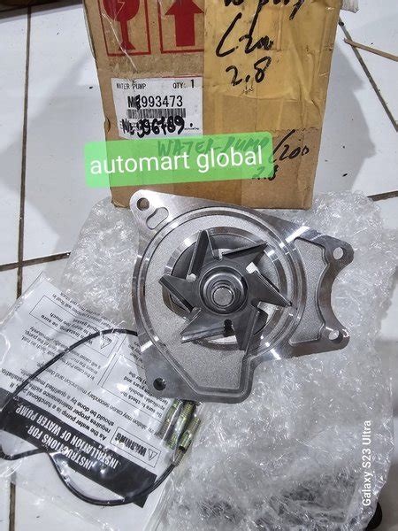 Jual Water Pump Pompa Air Mitsubishi L200 2 8 Triton 4m40 Mr 993473 Di