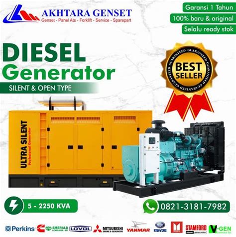 Jual Genset Isuzu Foton 60 Kva 30 Kva Genset 30 Kva Di Lapak Gudang