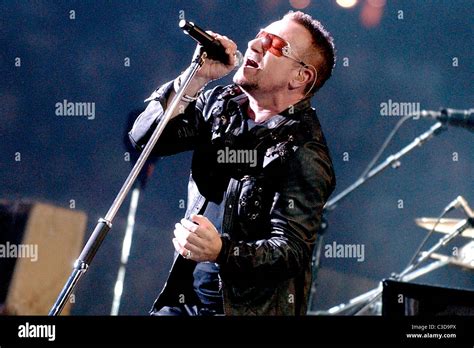 Bono U2 Performing Live In Concert At Amsterdam Arena Amsterdam Hi Res