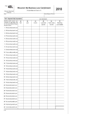 Fillable Online Revenue Wi Ic Form Bl Wisconsin Department