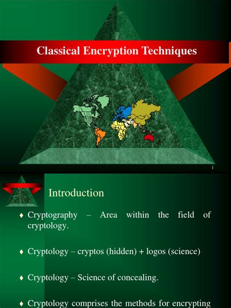 Classical Encryption Techniques | Cryptography | Cipher | Free 30-day ...