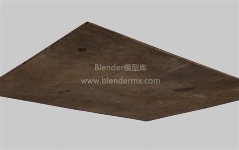 Blender 陈旧工地铁板3d模型素材资源下载 Blender模型库