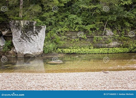 Arkansas Creek Rock Stock Image Image Of Countryside 57146003