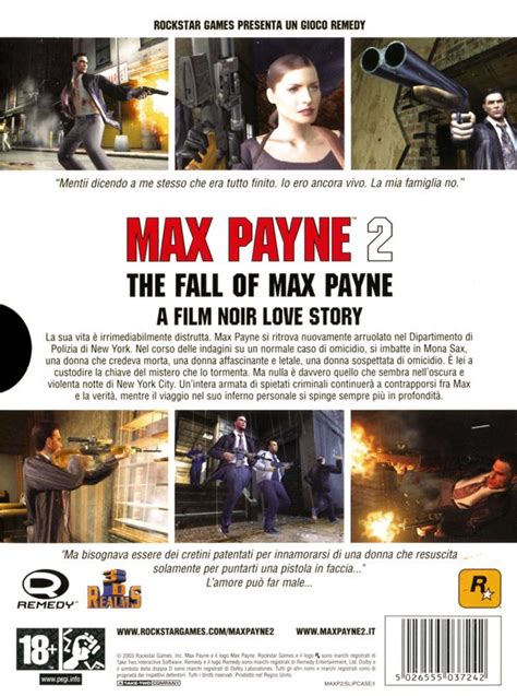 Max Payne 2 The Fall Of Max Payne 2003 Box Cover Art Mobygames