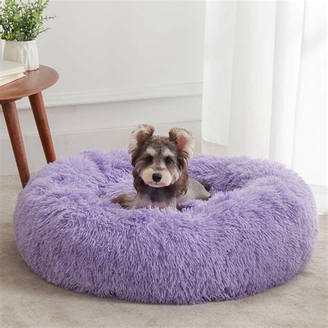 Calming Dog Bed And Cat Bed Anti Anxiety Donut Dog