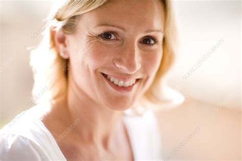 Happy Woman Stock Image F001 2216 Science Photo Library