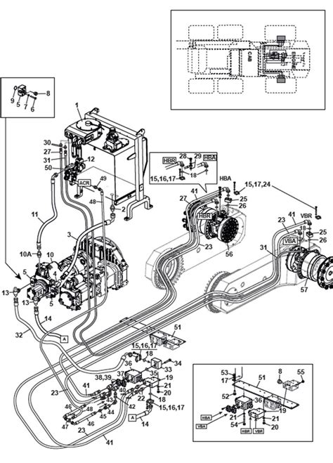 Moteur D Avancement Arri Re Conduites Hydrauliques Cuoq