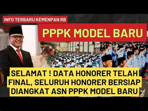 Selamat Data Honorer Telah Final Seluruh Honorer Bersiap Diangkat