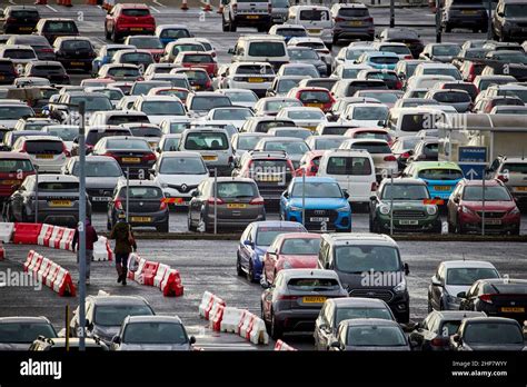 Edinburgh Airport carpark Stock Photo - Alamy