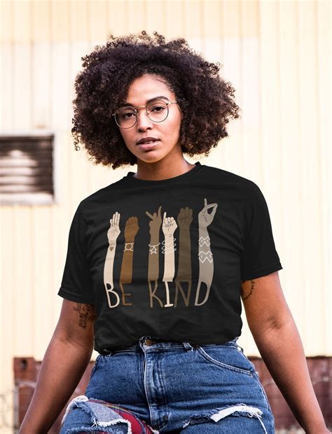 Be Kind Shirt Be Kind Sign Language Tee Better Together Etsy