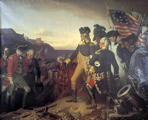 Cornwallis Surrender At Yorktown Painting At