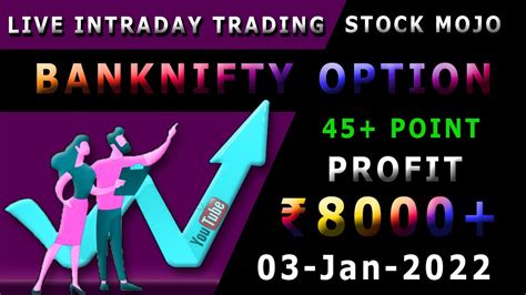 Live Intraday Price Action Trading Stock Mojo Jan Youtube