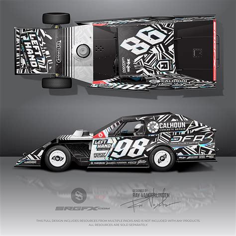 dfr  dirt modified school  racing graphics