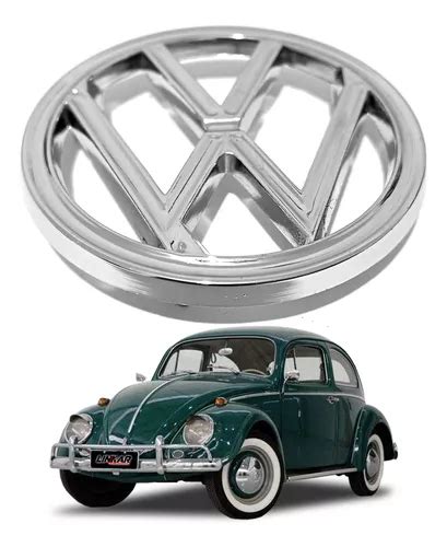 Emblema Cromado Capo Brasão Logo Vw Fusca 1300 1500 Parcelamento sem