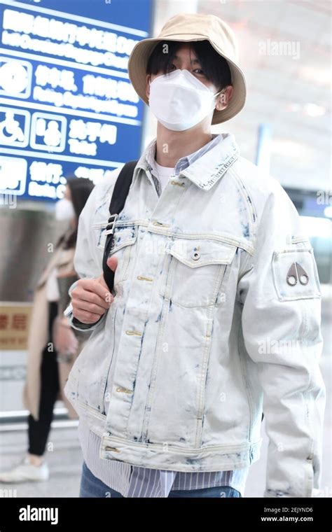 Chinese Actor Zhang Yunlong Arrives At A Beijing Airport Before