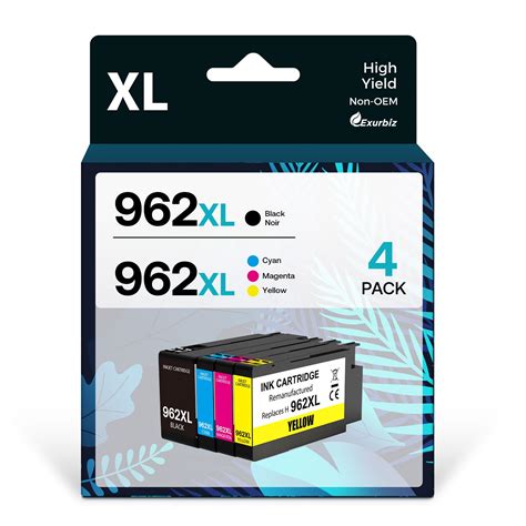 962xl Ink Cartridges Combo Pack Compatible For Hp 962 Xl Ink High Yield Work With Hp Officejet