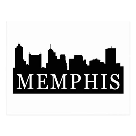 Memphis Skyline Postcard | Zazzle