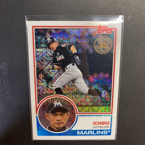 Yahooオークション 2018 Topps Chrome イチロー Refractor Marlins