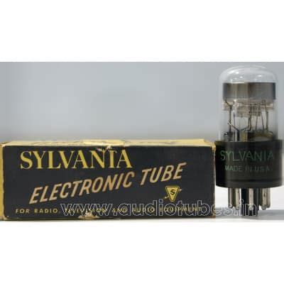 Al Gt Sylvania Nos Nib Green Print Magic Eye Tube D Getter Made In U