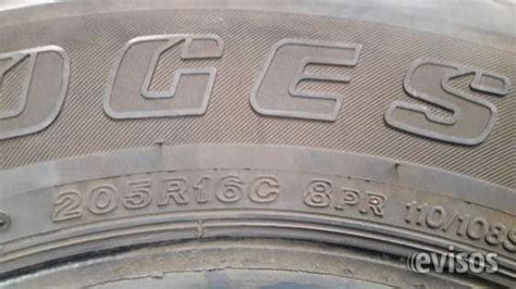 Neumático bridgestone 205 r16 impecable en Santiago Accesorios y