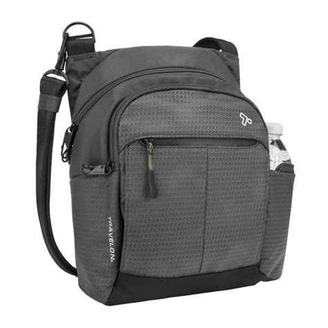 Travelon Anti-Theft Active Tour Bag Charcoal