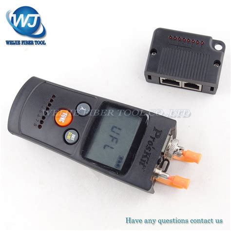 Proskit Mt In Fiber Optic Power Meter Six Wavelength Laser