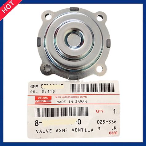 Isuzu Genuine PCV Valve Diaphragm 4 Holes Crosswind Sportivo