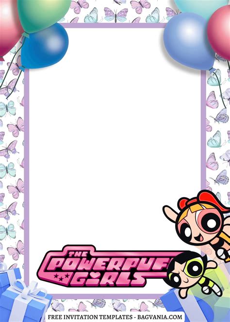 18 The Powerpuff Girls Canva Birthday Invitation Templates Artofit