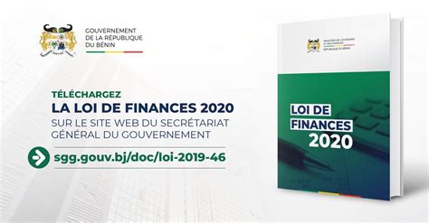 Téléchargez La Loi De Finances 2020 Gouvernement De La République Du