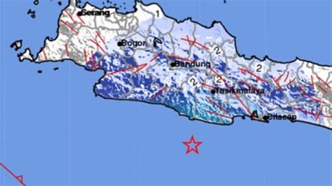 Getaran Gempa M4 9 Di Pangandaran Dirasakan Hingga Bandung