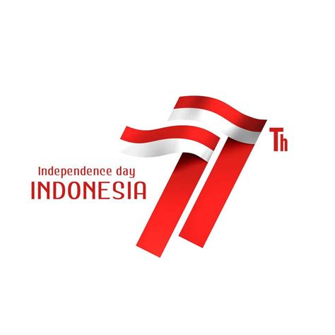 77 years independence day of indonesia logo 9449149 Vector Art at Vecteezy