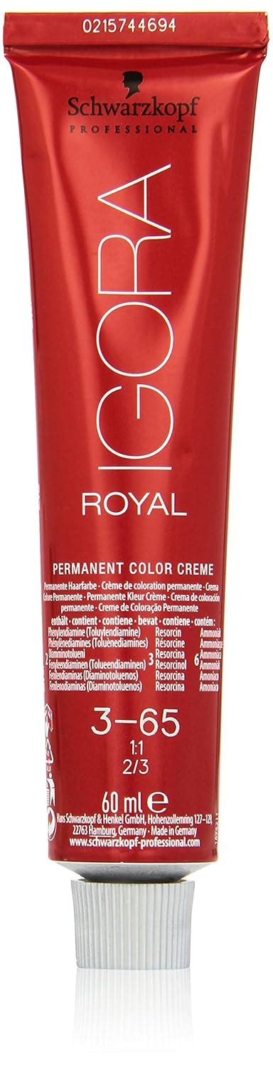 Schwarzkopf IGORA Royal Premium Haarfarbe 3 65 Dunkelbraun Schoko Gold