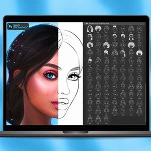 Face Photoshop Brushes Photoshop Face Brushes Photoshop Portrait ...