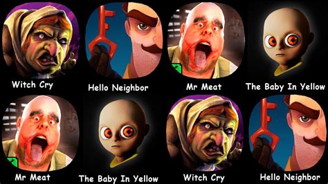 The Baby In Yellow Mr Meat Hello Neighbor Nicky S Diaries Witch