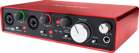 Carte Son Focusrite Scarlett I Snd Generation In Out Prozic