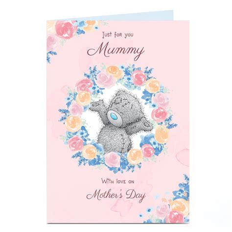 Buy Personalised Tatty Teddy Mother S Day Card With Love On Mother S Day For Gbp 2 29 Card