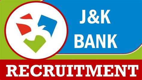 J K Bank Recruitment Notification Official Website Jkbank