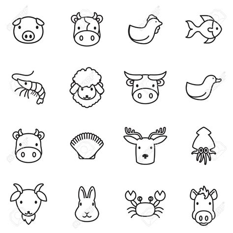 Farm Animals Drawing Easy